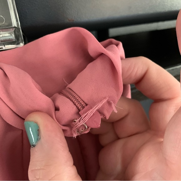 ModCloth chiffon knife pleat skirt - Picture 2 of 4